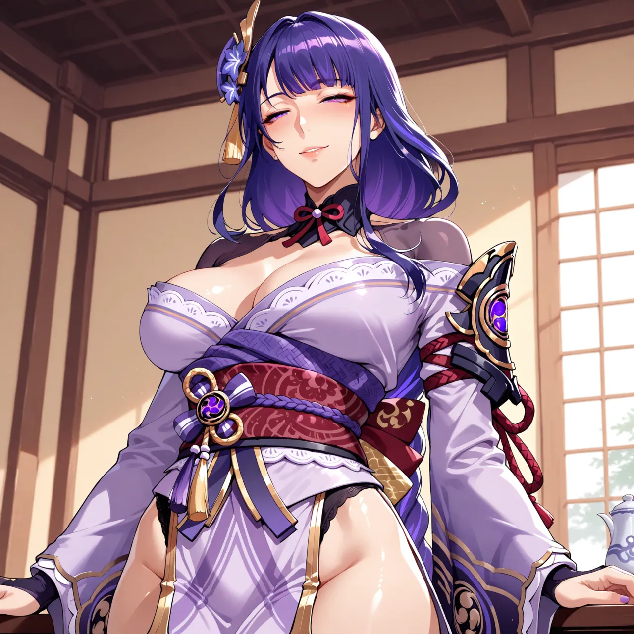 Deemo_Dream Raiden shougun bedroom fuck 雷电将军 - Image 10