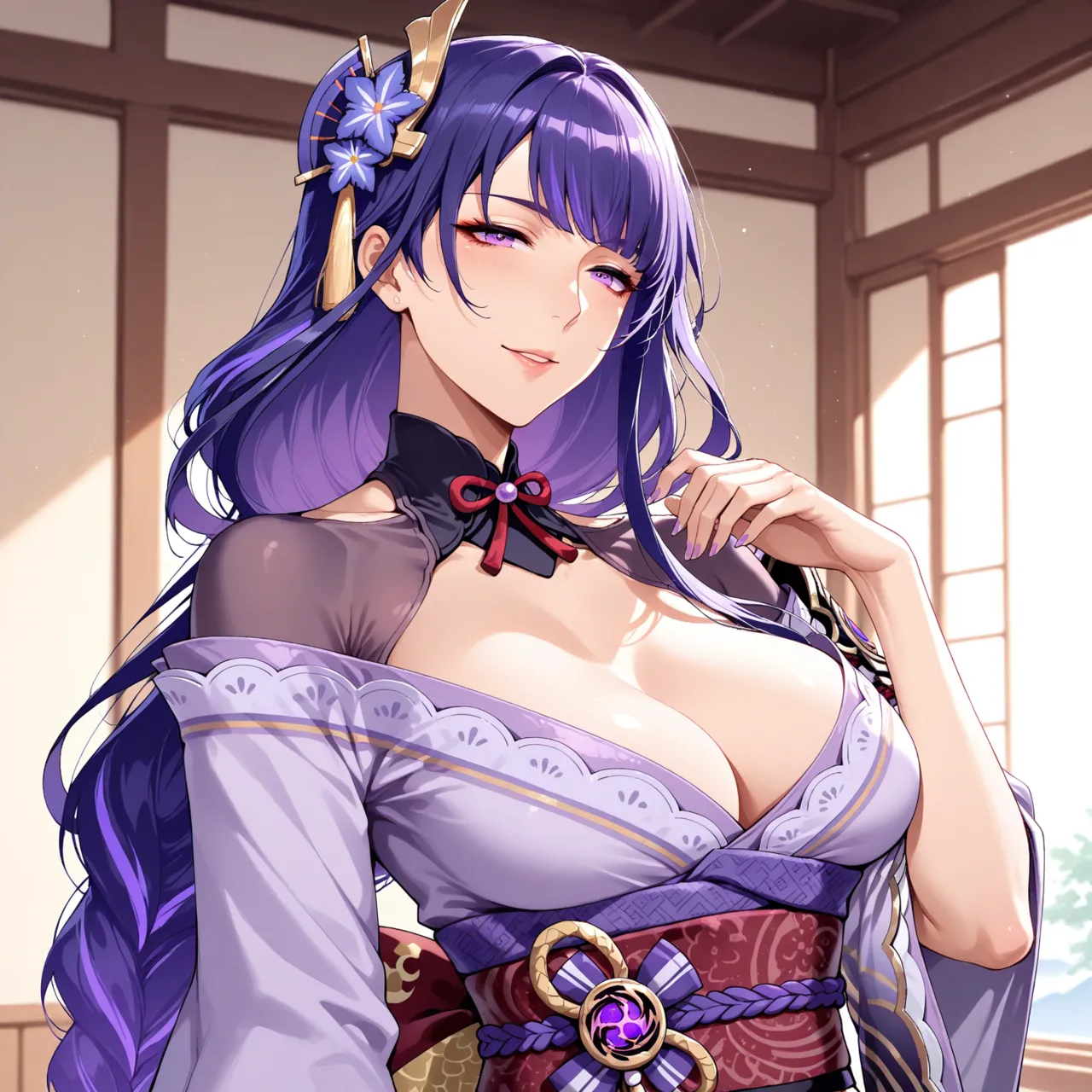 Deemo_Dream Raiden shougun bedroom fuck 雷电将军 - Image 11