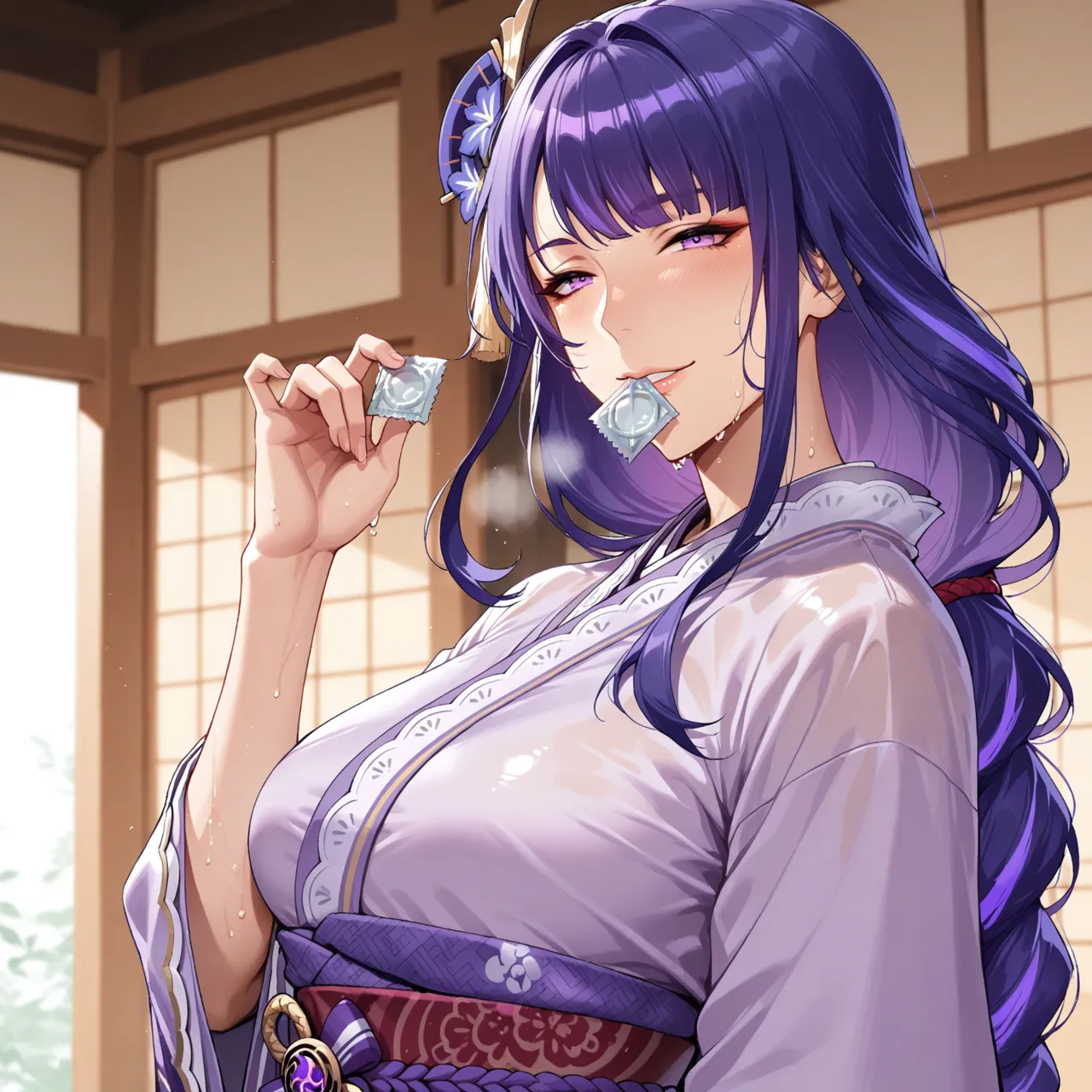 Deemo_Dream Raiden shougun bedroom fuck 雷电将军 - Image 15