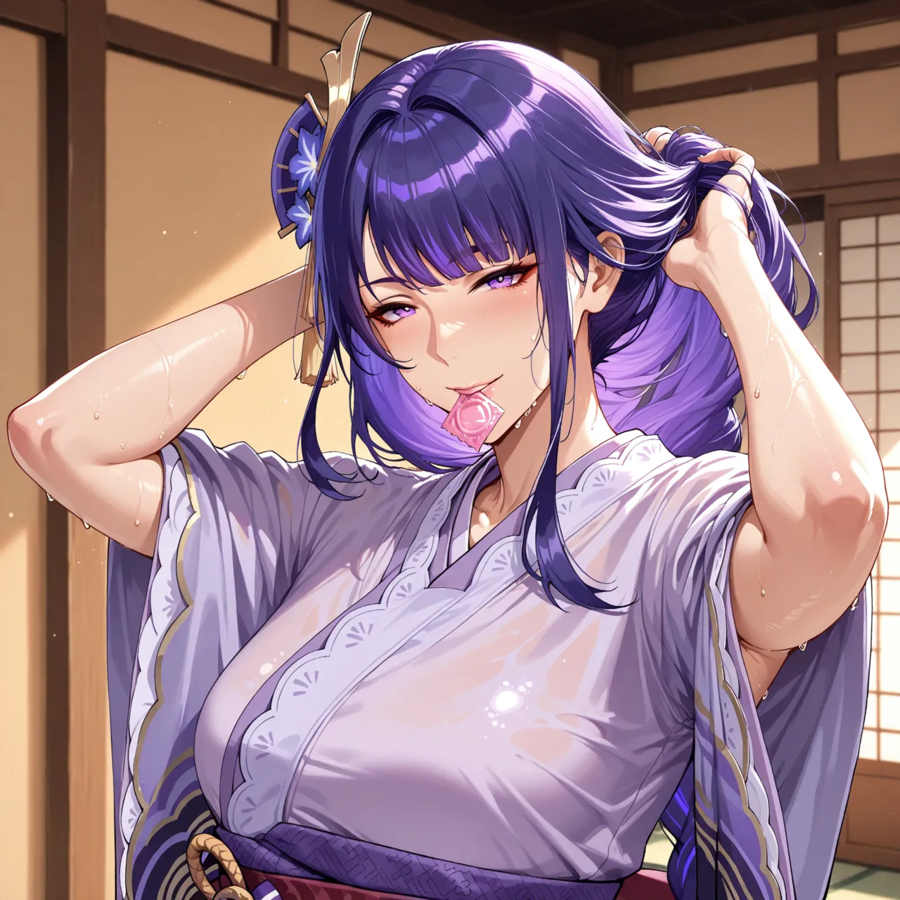 Deemo_Dream Raiden shougun bedroom fuck 雷电将军 - Image 17