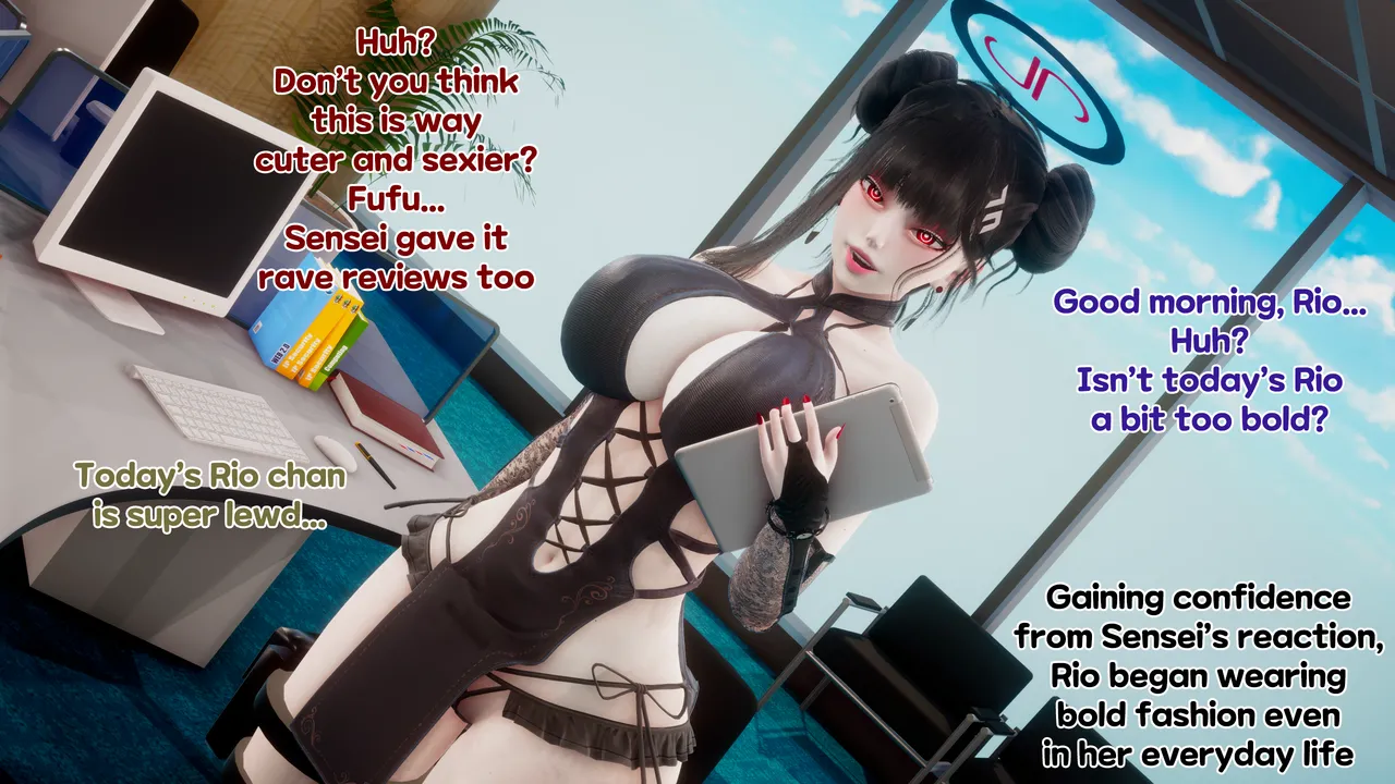 Delightfulw Become a Yarimanba and Lovey-dovey mode Rioextra storypinupbonus EN - Image 26