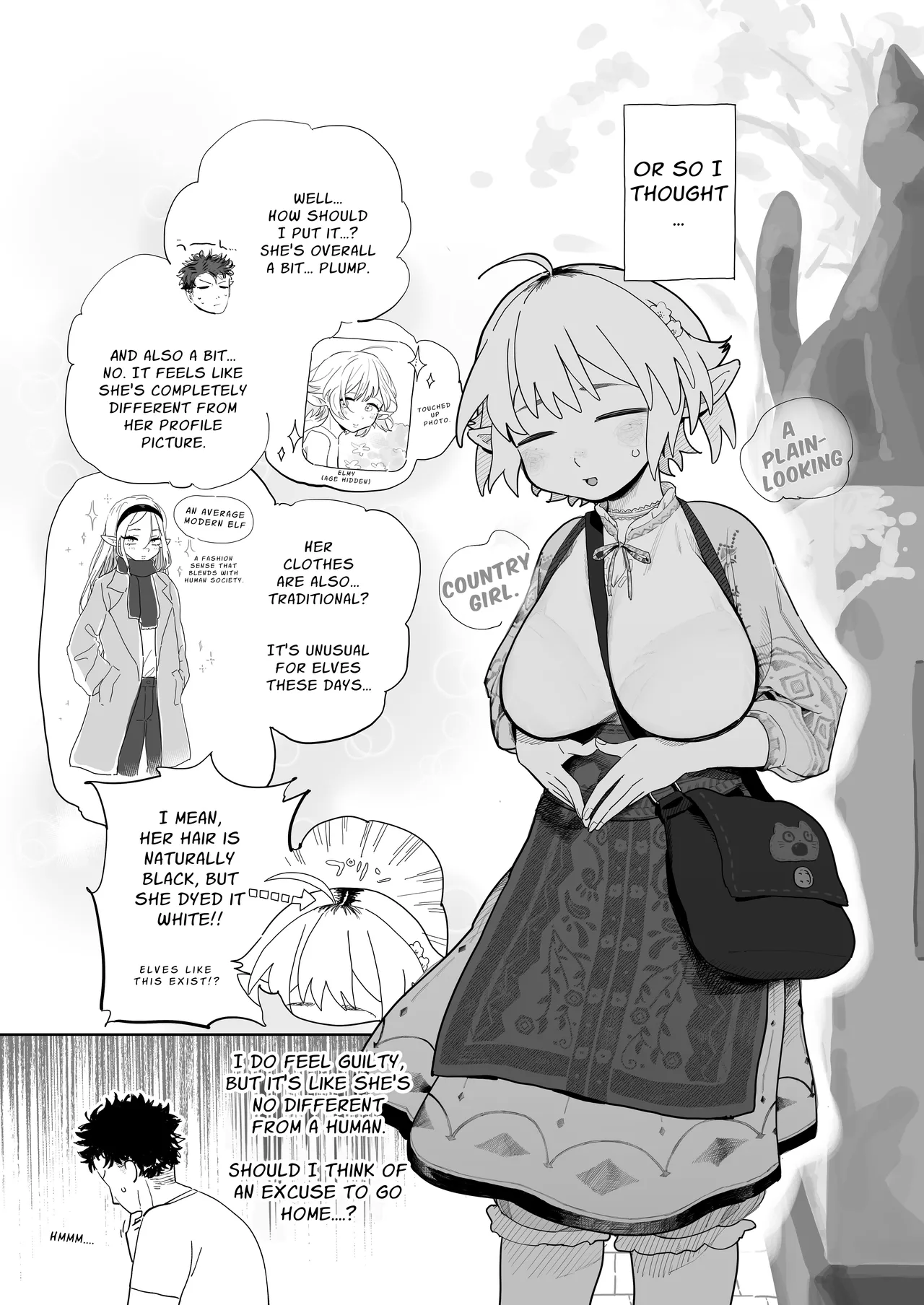 Denki Neko Toku Matching Appli de Imo Elf ga Kita. The Country Elves that I Matched with on a Dating App Have Arrived English Guesswork - Image 4