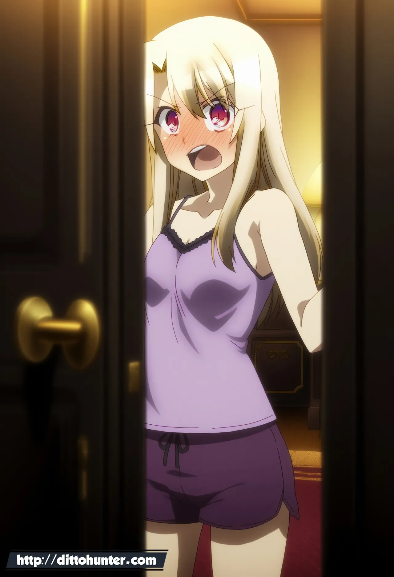 Ditto Seeker Requested Illyasviel von einzbern Fate helping guy on her bedroom - Image 10