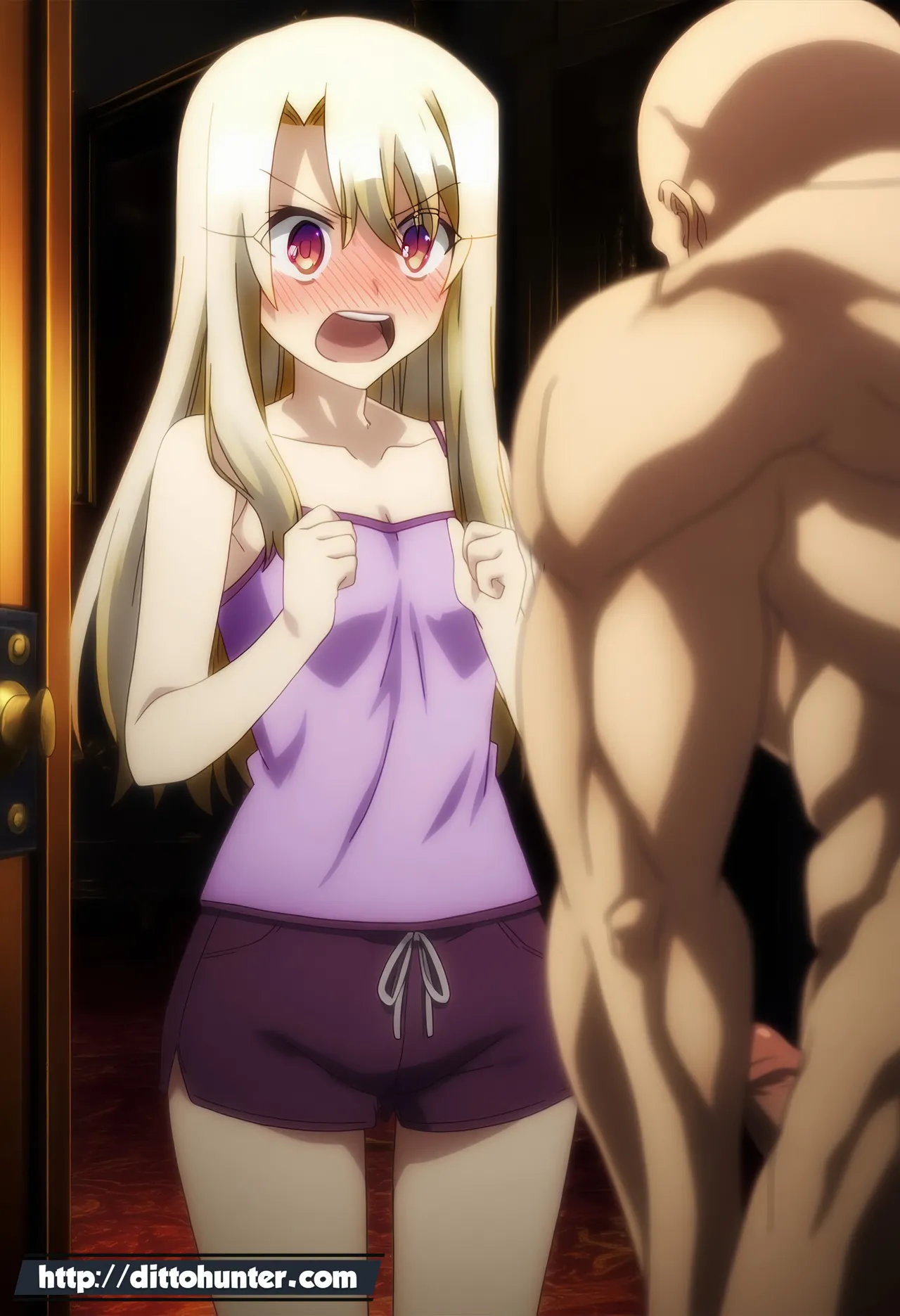 Ditto Seeker Requested Illyasviel von einzbern Fate helping guy on her bedroom - Image 11