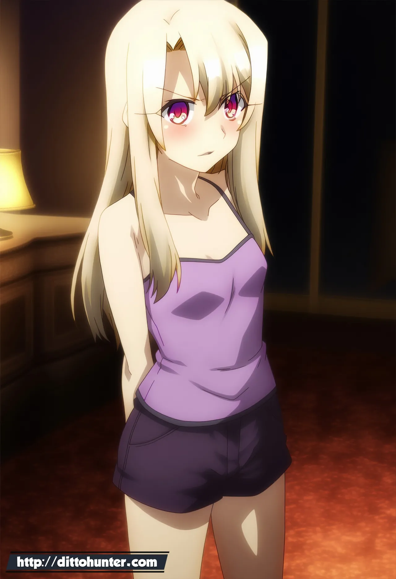 Ditto Seeker Requested Illyasviel von einzbern Fate helping guy on her bedroom - Image 3