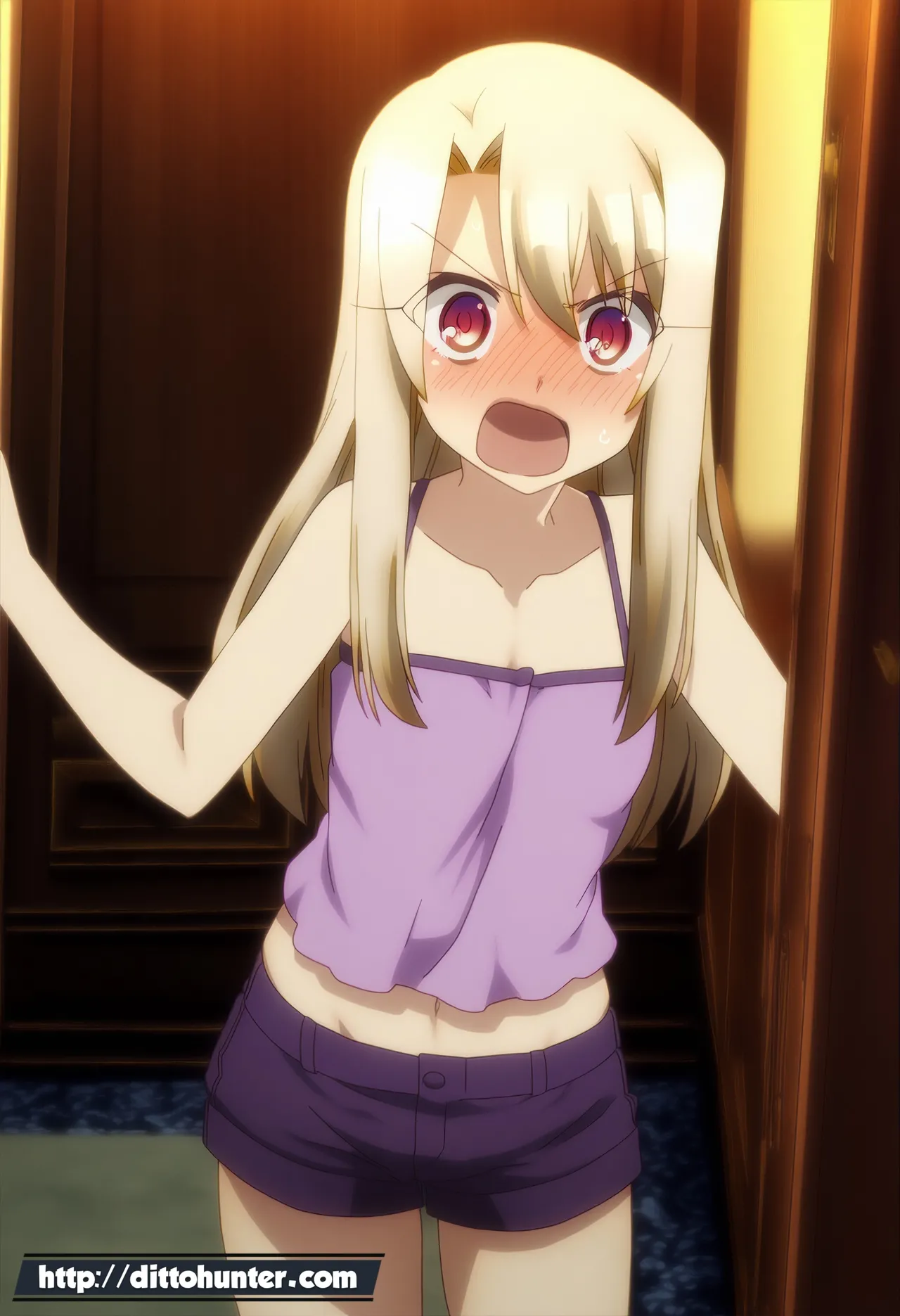 Ditto Seeker Requested Illyasviel von einzbern Fate helping guy on her bedroom - Image 8