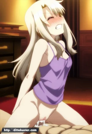 Ditto Seeker Requested Illyasviel von einzbern Fate helping guy on her bedroom - Page 100