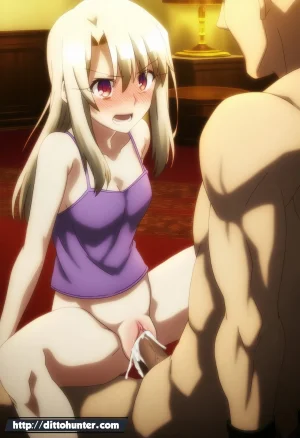 Ditto Seeker Requested Illyasviel von einzbern Fate helping guy on her bedroom - Page 38