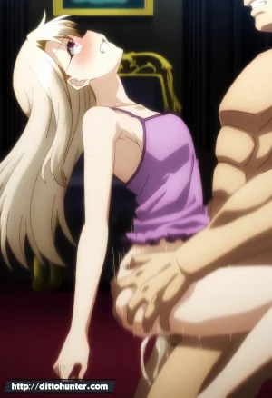 Ditto Seeker Requested Illyasviel von einzbern Fate helping guy on her bedroom - Page 46