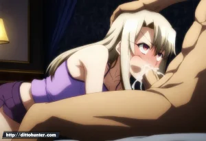 Ditto Seeker Requested Illyasviel von einzbern Fate helping guy on her bedroom - Page 86