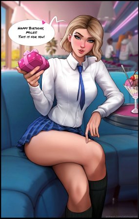 Do You Like Your Gift - Gwen Stacy anal rides Mile... – Uncategorized hentai