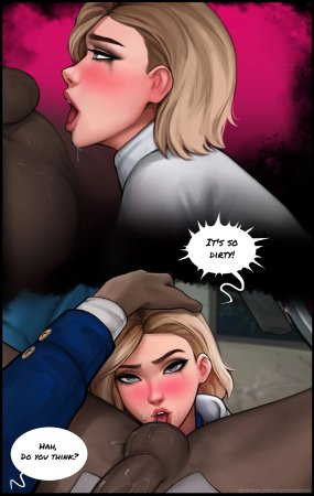 Do You Like Your Gift - Gwen Stacy anal rides Miles Morales BBC in restaurant - 48 Pics - Page 23
