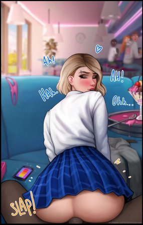 Do You Like Your Gift - Gwen Stacy anal rides Miles Morales BBC in restaurant - 48 Pics - Page 35