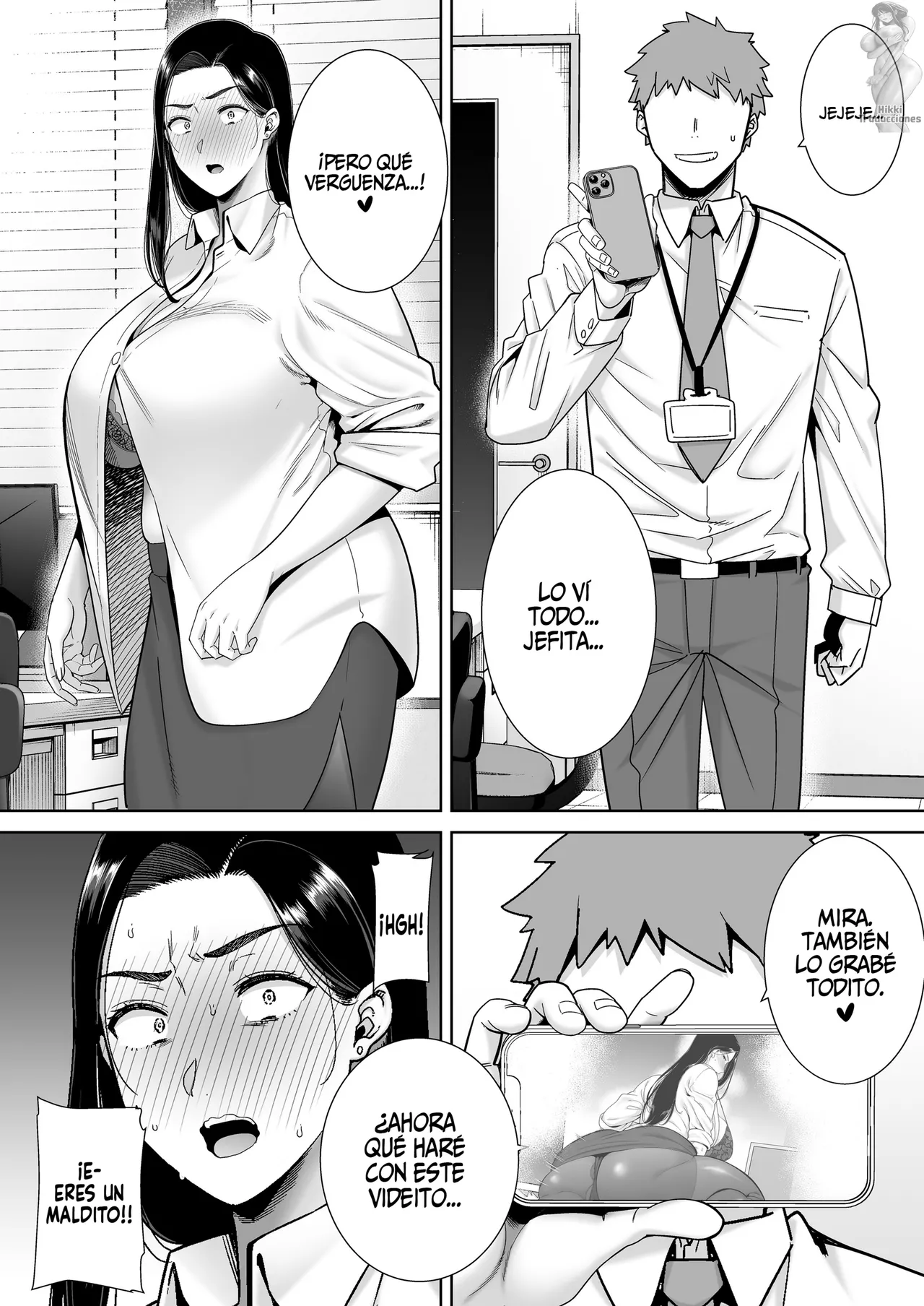 DOLL PLAY Kurosu Gatari PowerHara Onna Joushi to Shachiku-kun 1-4 Una Jefa abusiva que explota a su empleado Digital Spanish - Image 11