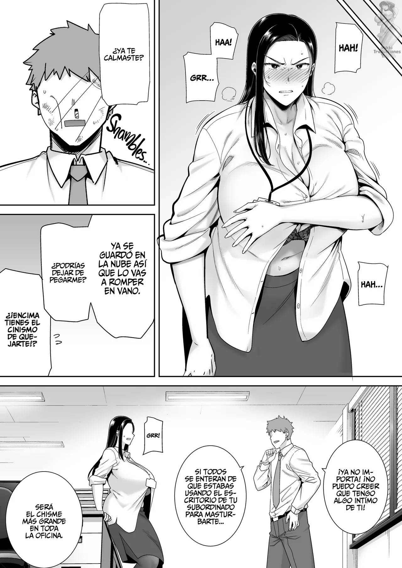 DOLL PLAY Kurosu Gatari PowerHara Onna Joushi to Shachiku-kun 1-4 Una Jefa abusiva que explota a su empleado Digital Spanish - Image 13