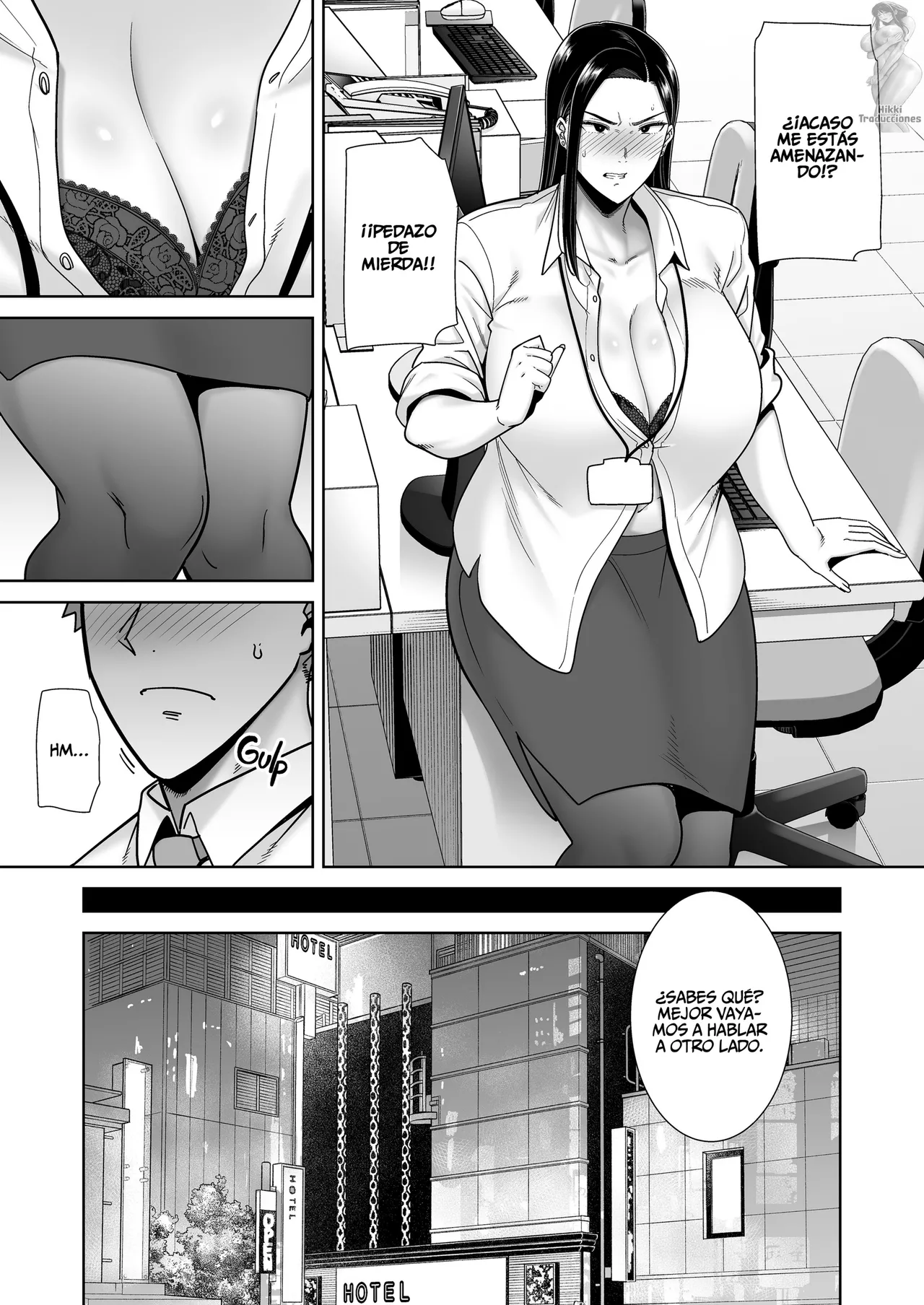 DOLL PLAY Kurosu Gatari PowerHara Onna Joushi to Shachiku-kun 1-4 Una Jefa abusiva que explota a su empleado Digital Spanish - Image 14