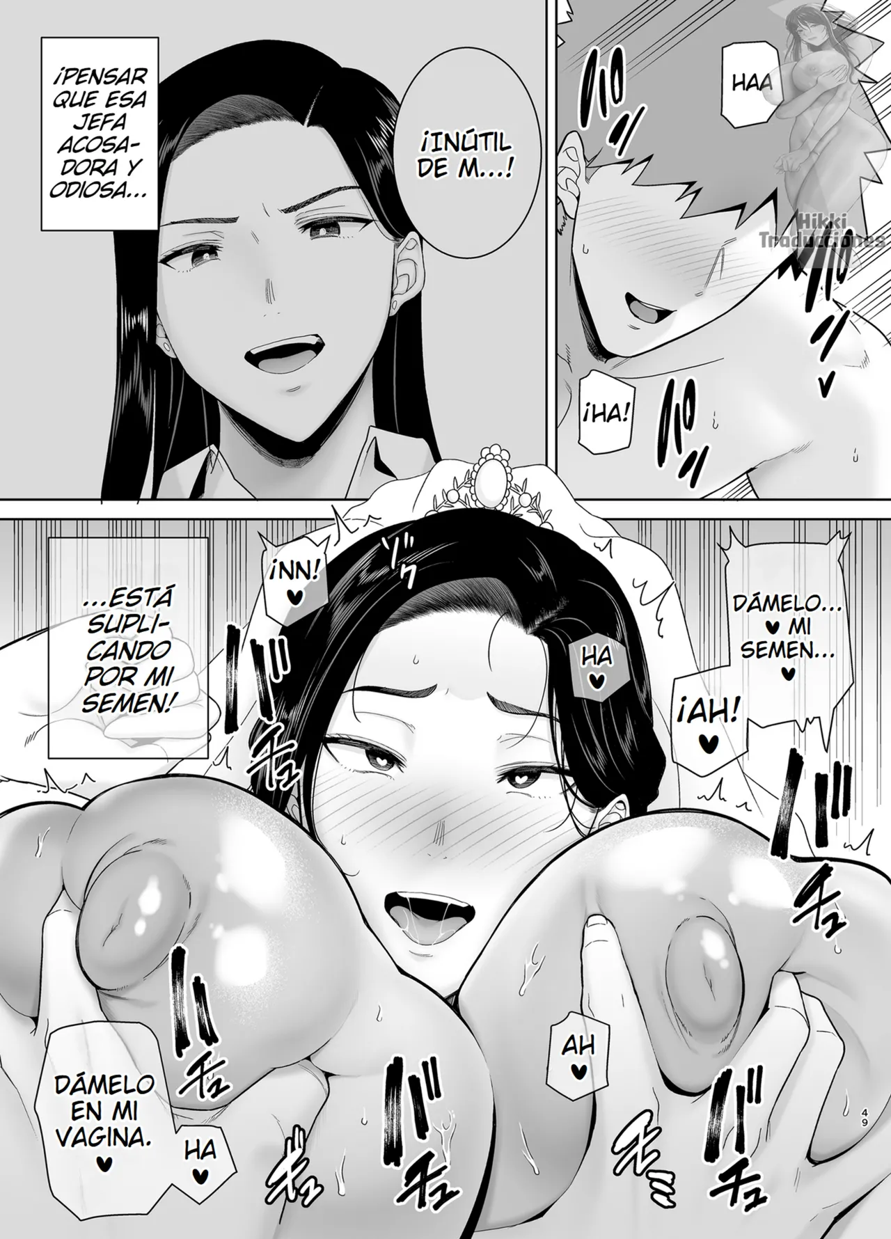 DOLL PLAY Kurosu Gatari PowerHara Onna Joushi to Shachiku-kun 1-4 Una Jefa abusiva que explota a su empleado Digital Spanish - Image 243