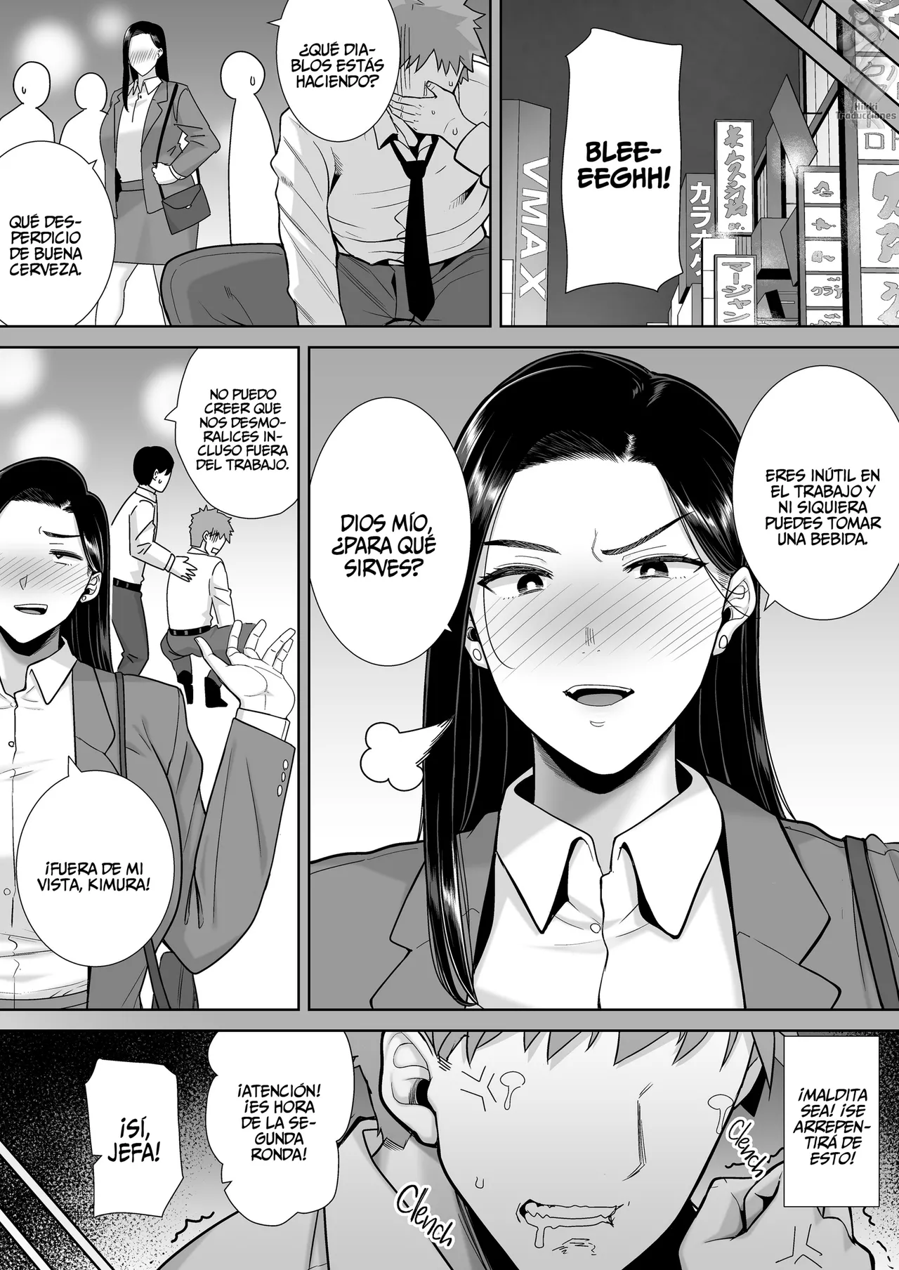 DOLL PLAY Kurosu Gatari PowerHara Onna Joushi to Shachiku-kun 1-4 Una Jefa abusiva que explota a su empleado Digital Spanish - Image 60