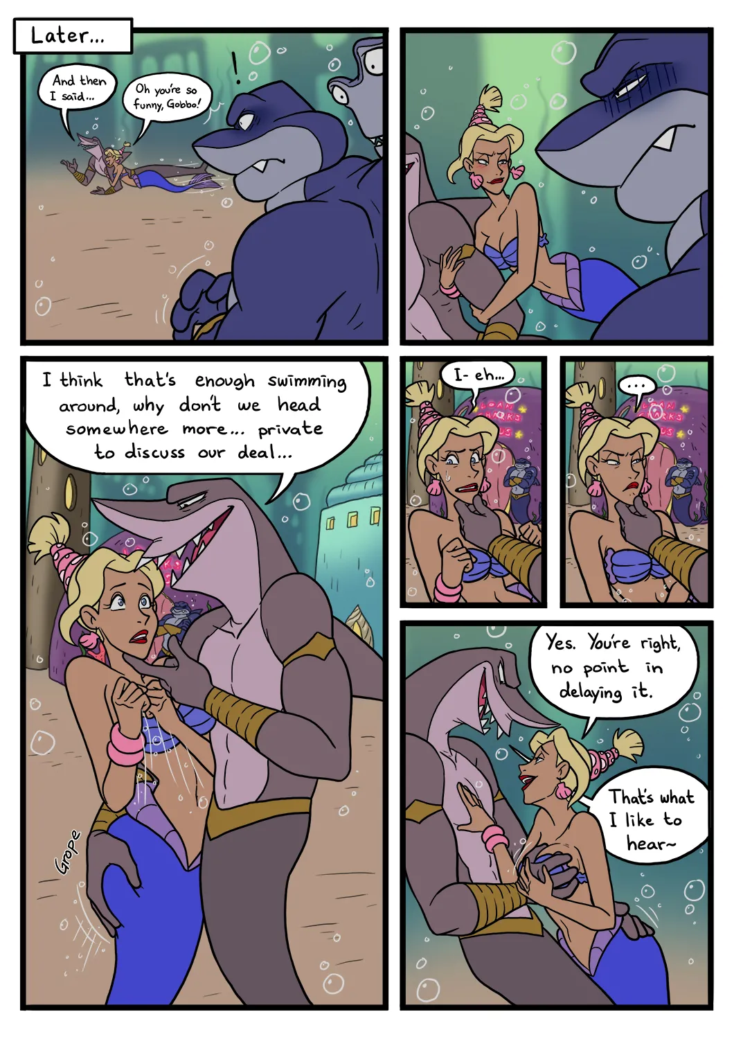 DontFapGirl Loan Shark The Little Mermaid Ongoing - Image 25