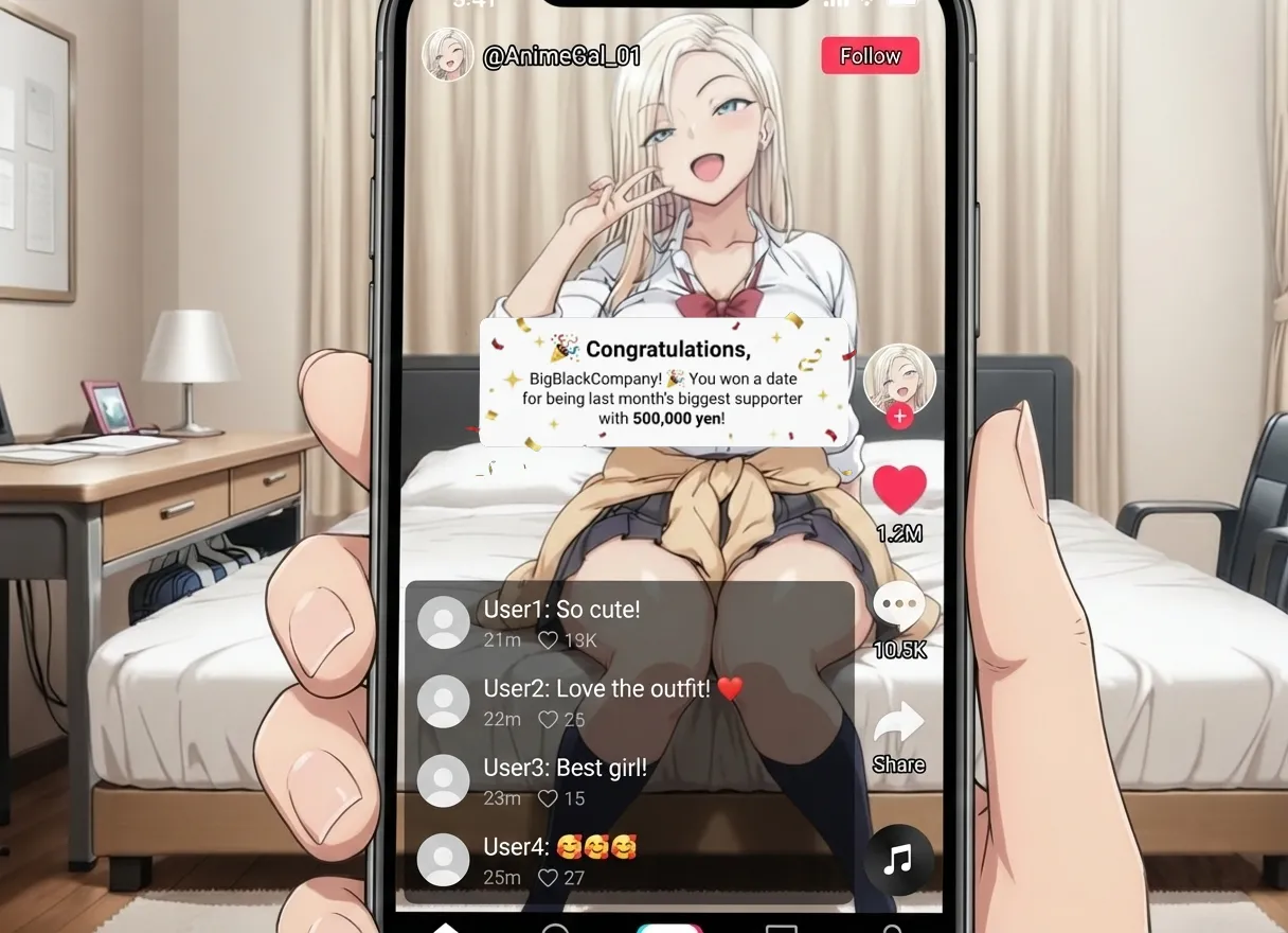 DoujinAI Kurashiki Reina Date - Saimin Seishidou Patreon - Image 3