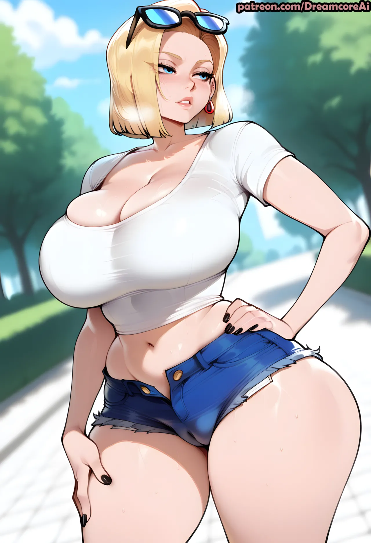 DreamcoreArt - Android 18 Dragon Ball Patreon - Image 23