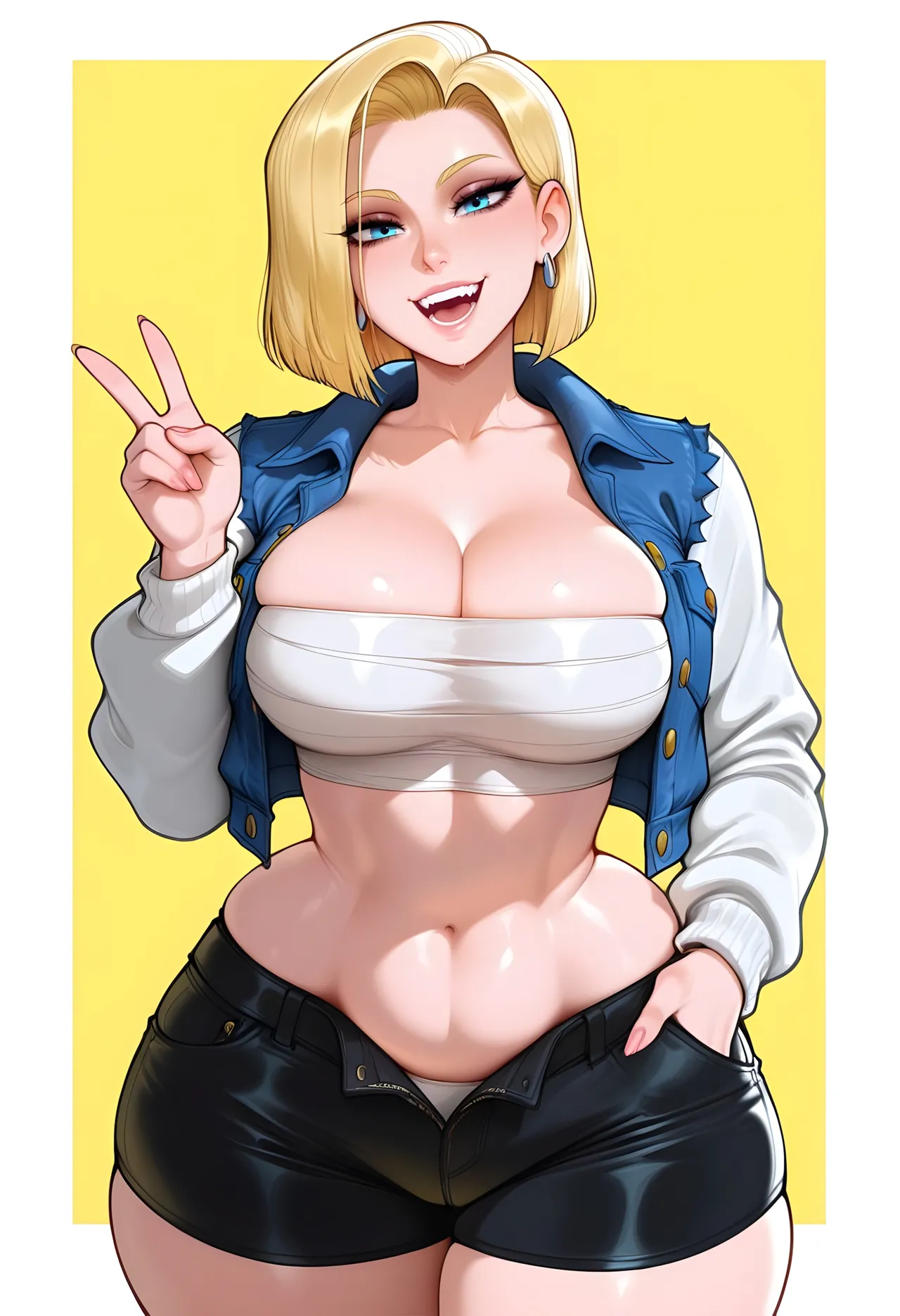 DreamcoreArt - Android 18 Dragon Ball Patreon - Image 403
