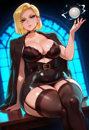 DreamcoreArt - Android 18 Dragon Ball Patreon - Page 385