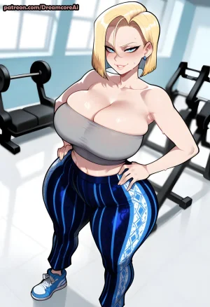 DreamcoreArt - Android 18 Dragon Ball Patreon - Page 45