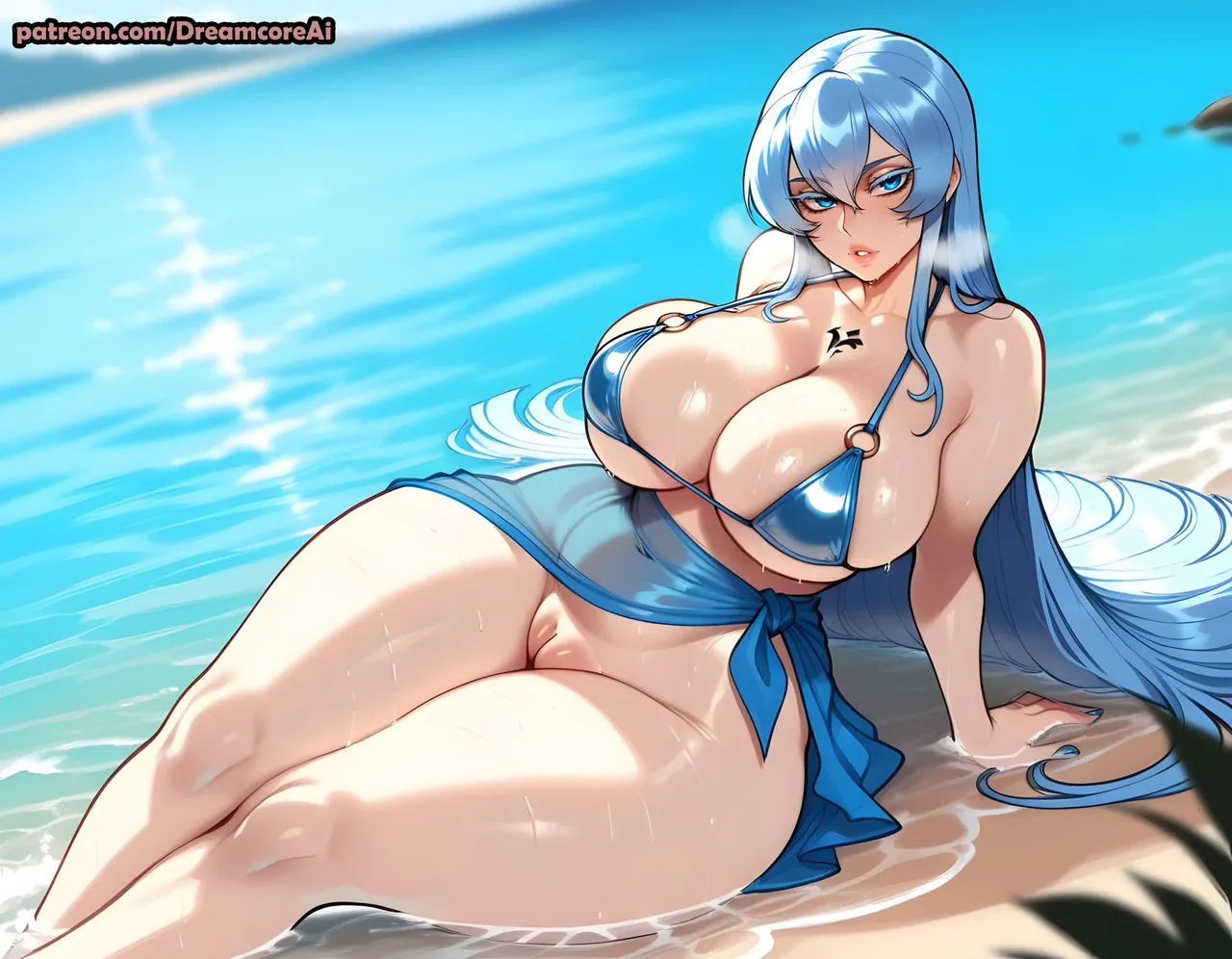 DreamcoreArt - Esdeath Akame ga Kill Patreon - Image 5