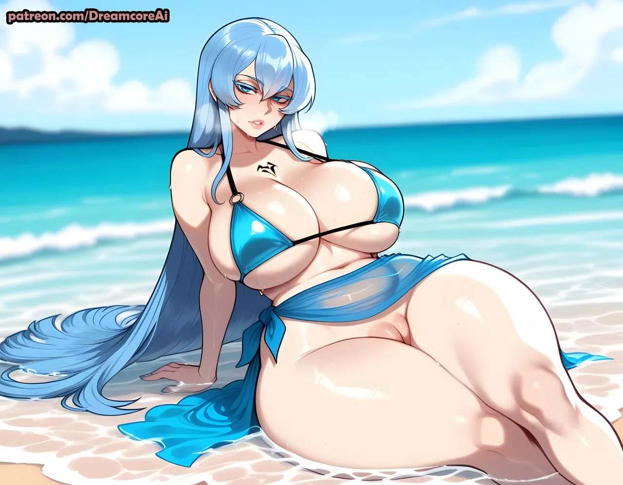 DreamcoreArt - Esdeath Akame ga Kill Patreon - Image 6