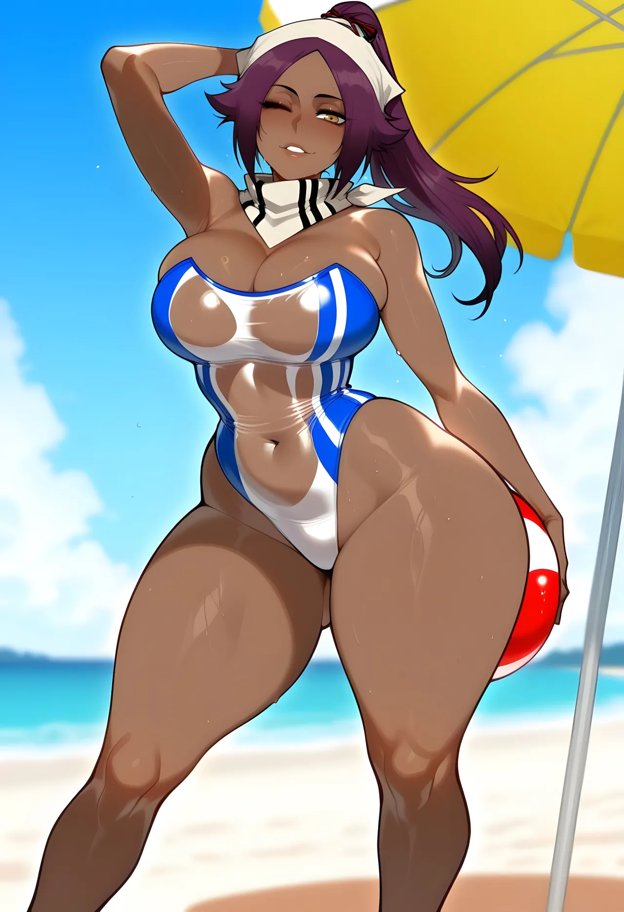 DreamcoreArt - Yoruichi Shihouin Bleach Patreon - Image 110