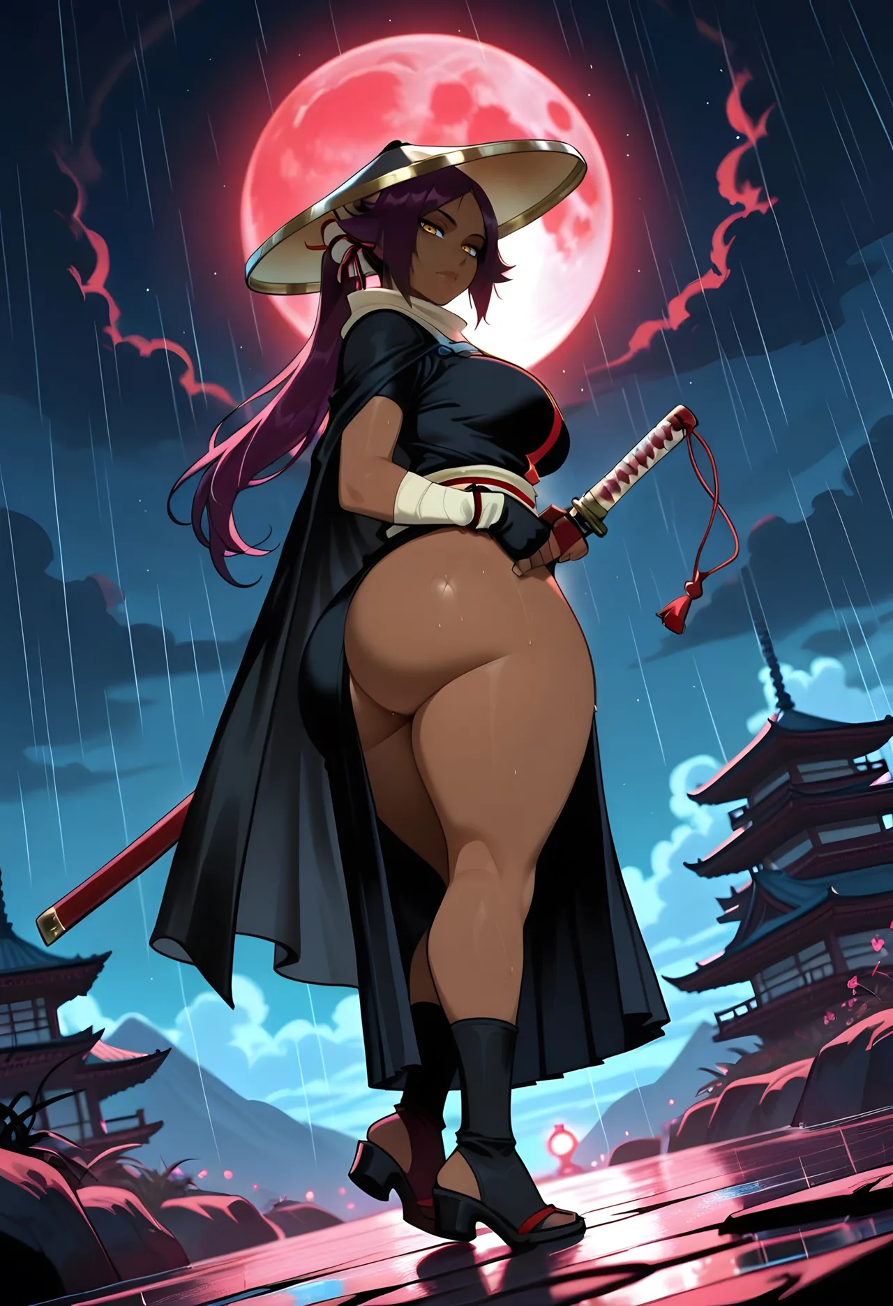 DreamcoreArt - Yoruichi Shihouin Bleach Patreon - Image 225