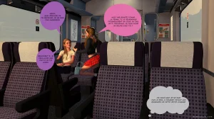 DumbKoala A girl on a Train FRENCH - Page 44