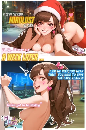 D.va Christmas Miaulust - Page 13