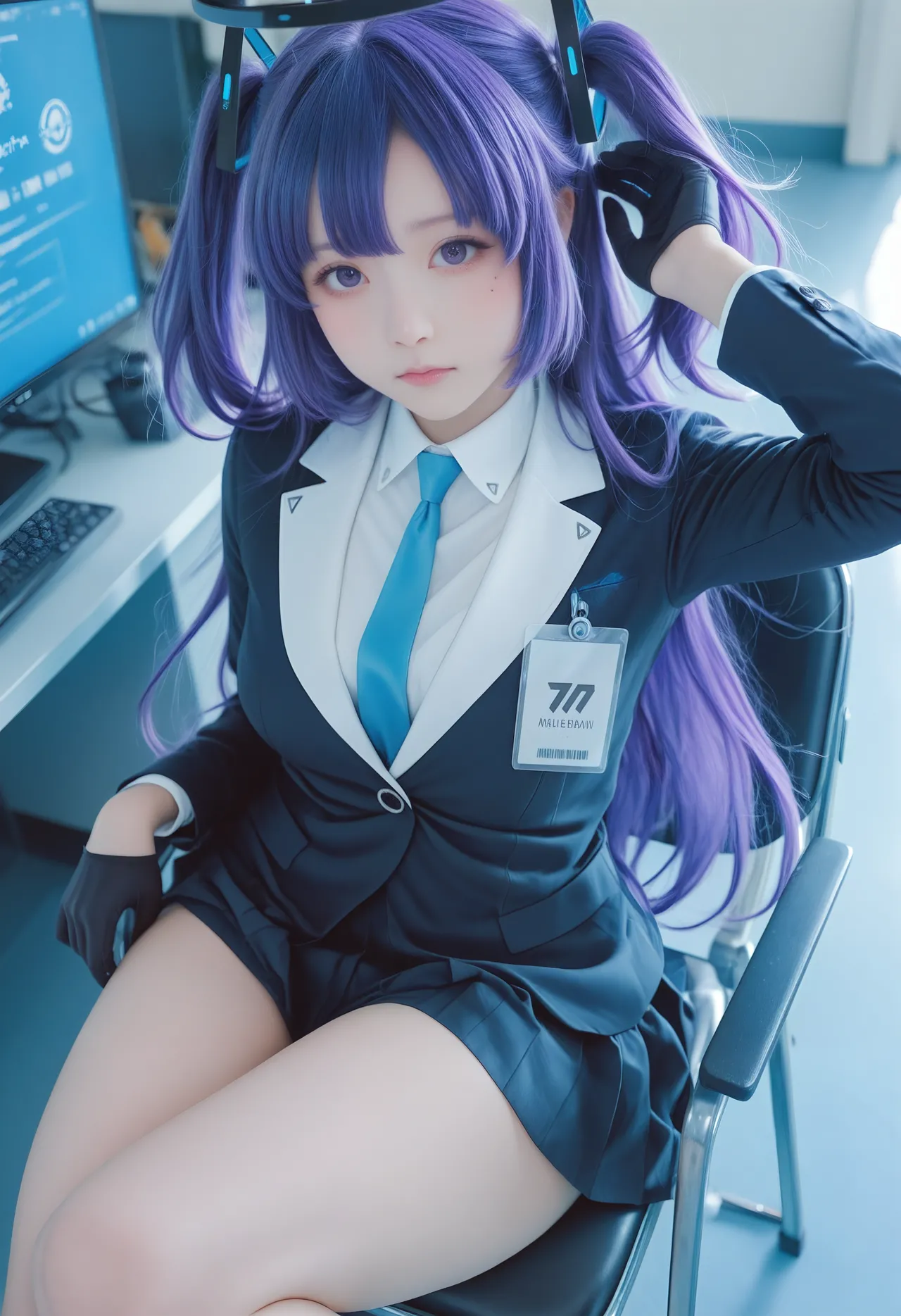 DyDy_cos Hayase Yuuka Cosplay - Image 6