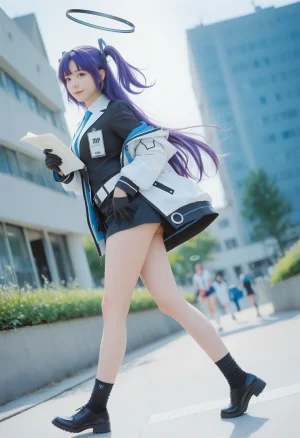 DyDy_cos Hayase Yuuka Cosplay - Page 3