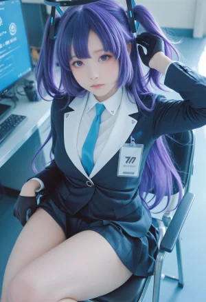 DyDy_cos Hayase Yuuka Cosplay - Page 6