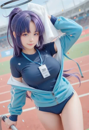 DyDy_cos Hayase Yuuka Cosplay - Page 9