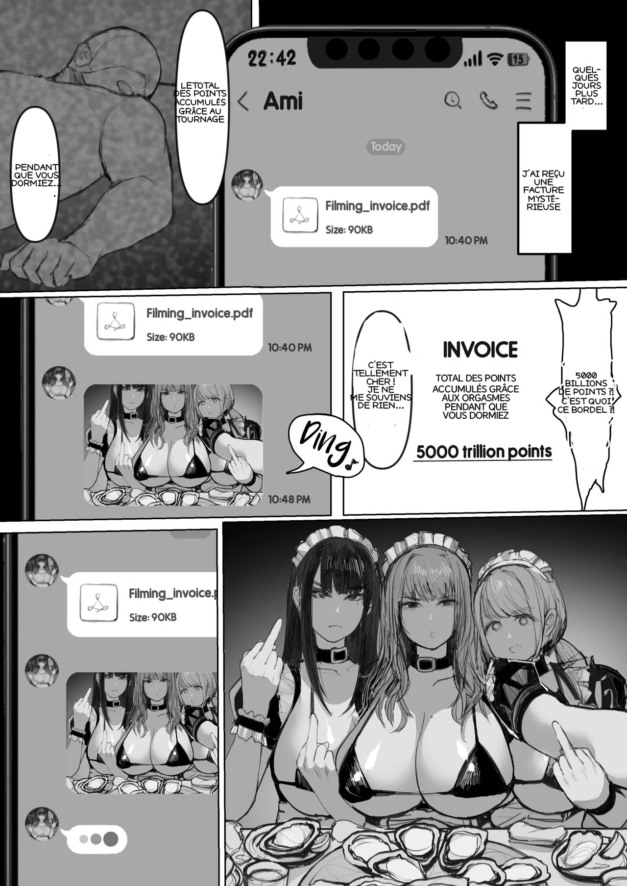 E Tsuchiya Tucciao The consequences of 3 debt-ridden gals shooting an AV French EpicHardHentai - Image 49