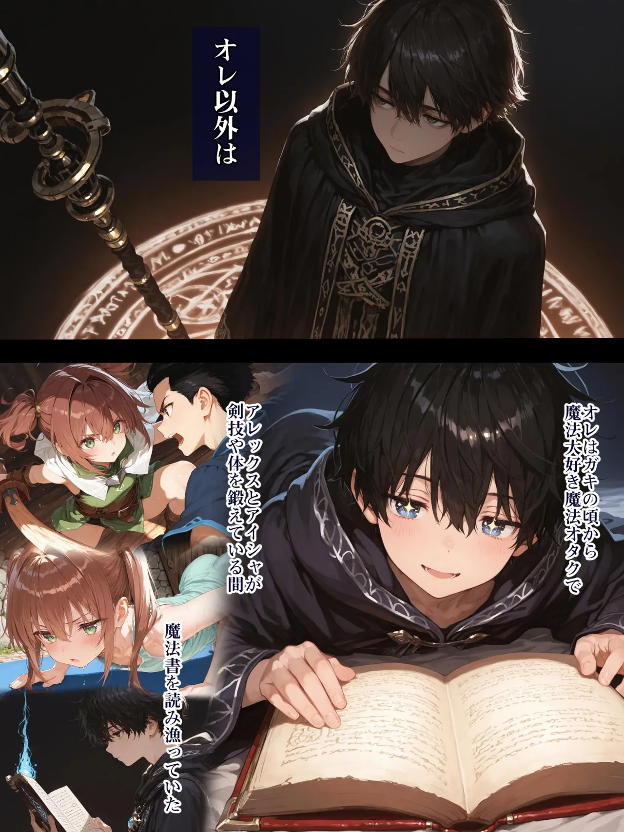 EchicalH 幼馴染冒険者パーティーのお荷物魔法使いオレ 失われた高等魔法スリープを覚えて皆にようやく恩返しと思ったけど性欲を抑えきれずパーティーメンバーの眠姦孕ませレプ - Image 10