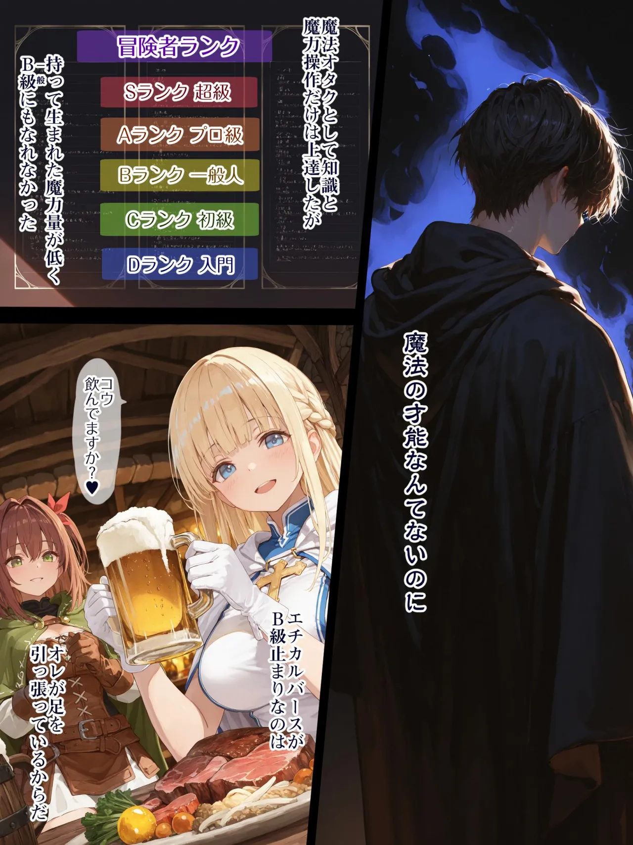 EchicalH 幼馴染冒険者パーティーのお荷物魔法使いオレ 失われた高等魔法スリープを覚えて皆にようやく恩返しと思ったけど性欲を抑えきれずパーティーメンバーの眠姦孕ませレプ - Image 11