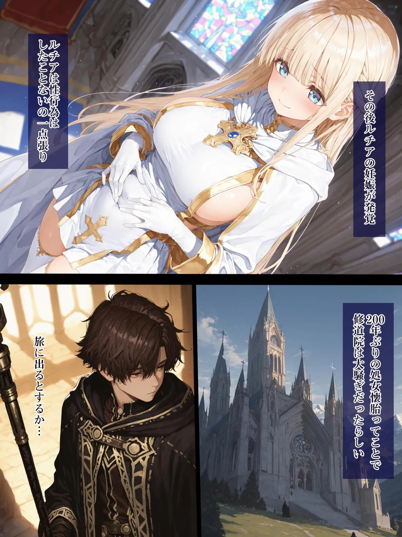 EchicalH 幼馴染冒険者パーティーのお荷物魔法使いオレ 失われた高等魔法スリープを覚えて皆にようやく恩返しと思ったけど性欲を抑えきれずパーティーメンバーの眠姦孕ませレプ - Image 117