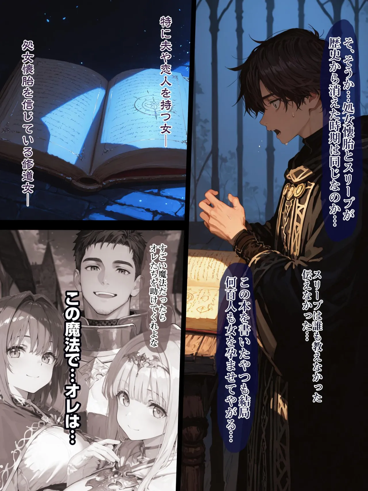 EchicalH 幼馴染冒険者パーティーのお荷物魔法使いオレ 失われた高等魔法スリープを覚えて皆にようやく恩返しと思ったけど性欲を抑えきれずパーティーメンバーの眠姦孕ませレプ - Image 27
