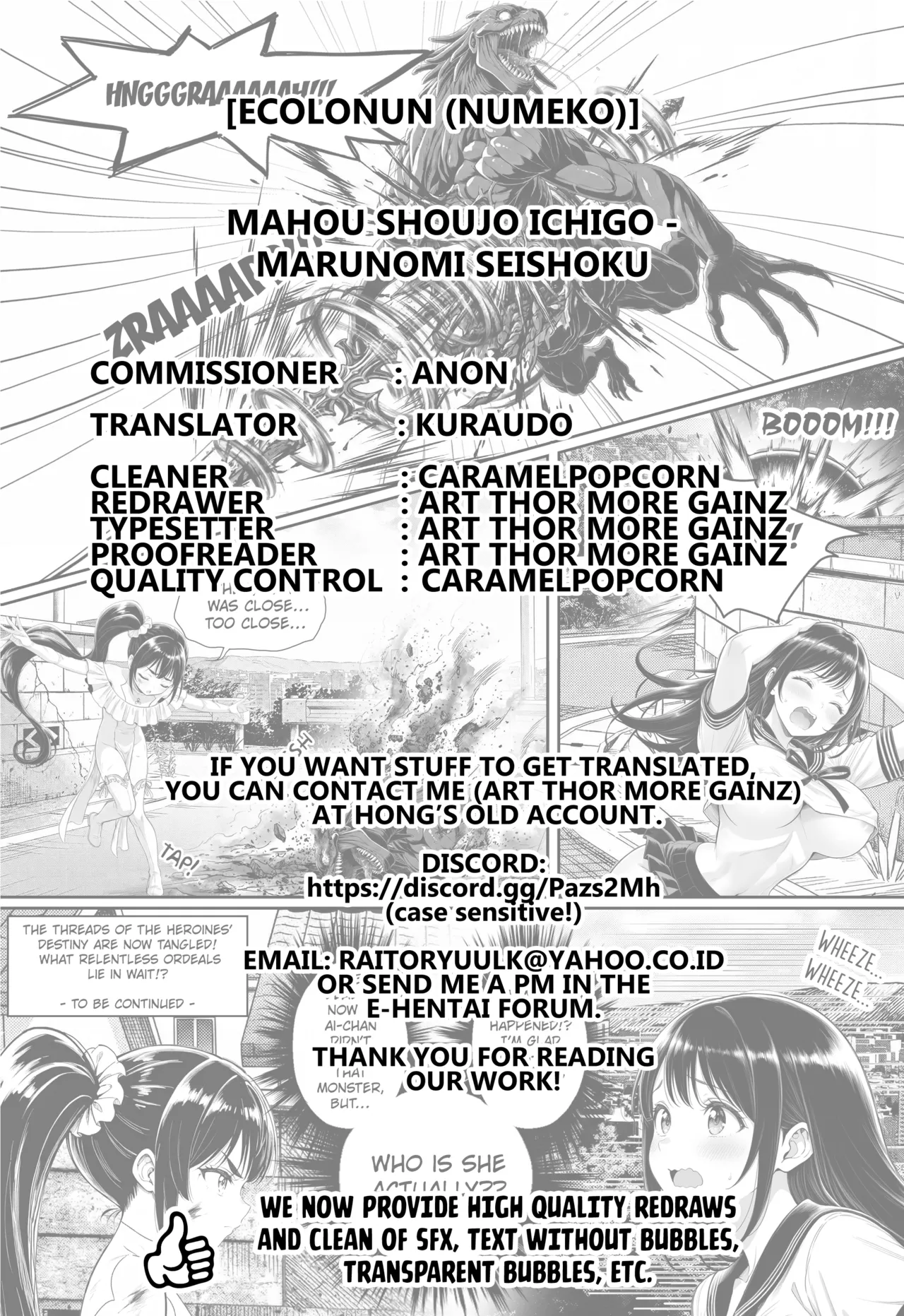 Ecolonun Numeko Mahou Shoujo Ichigo - Marunomi Seishoku English Kuraudo - Image 72