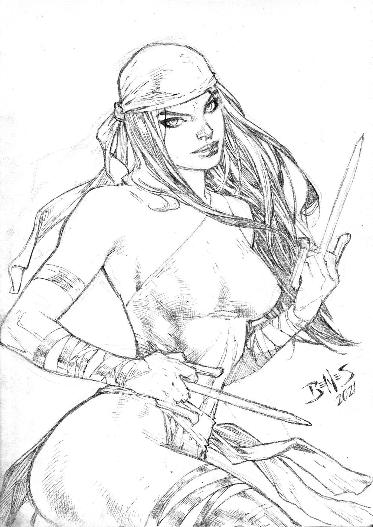 Ed Benes Original Art - Image 113