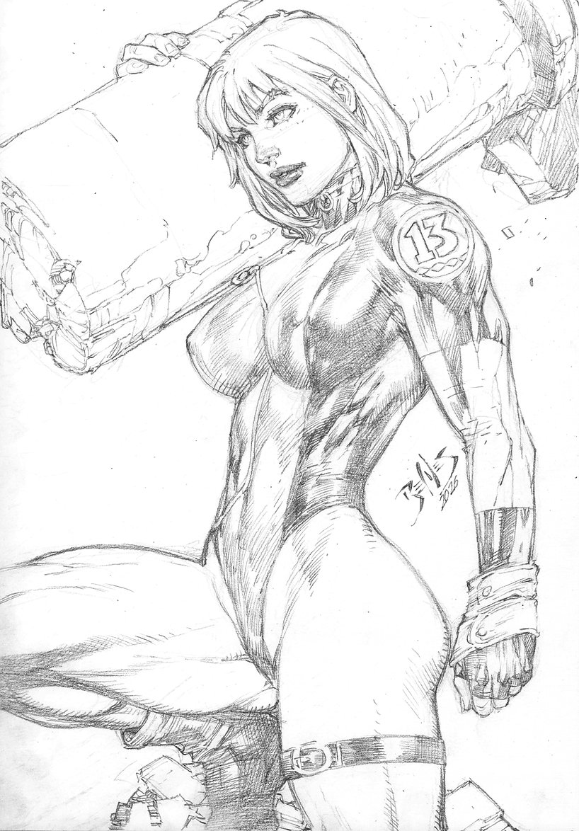 Ed Benes Original Art - Image 157