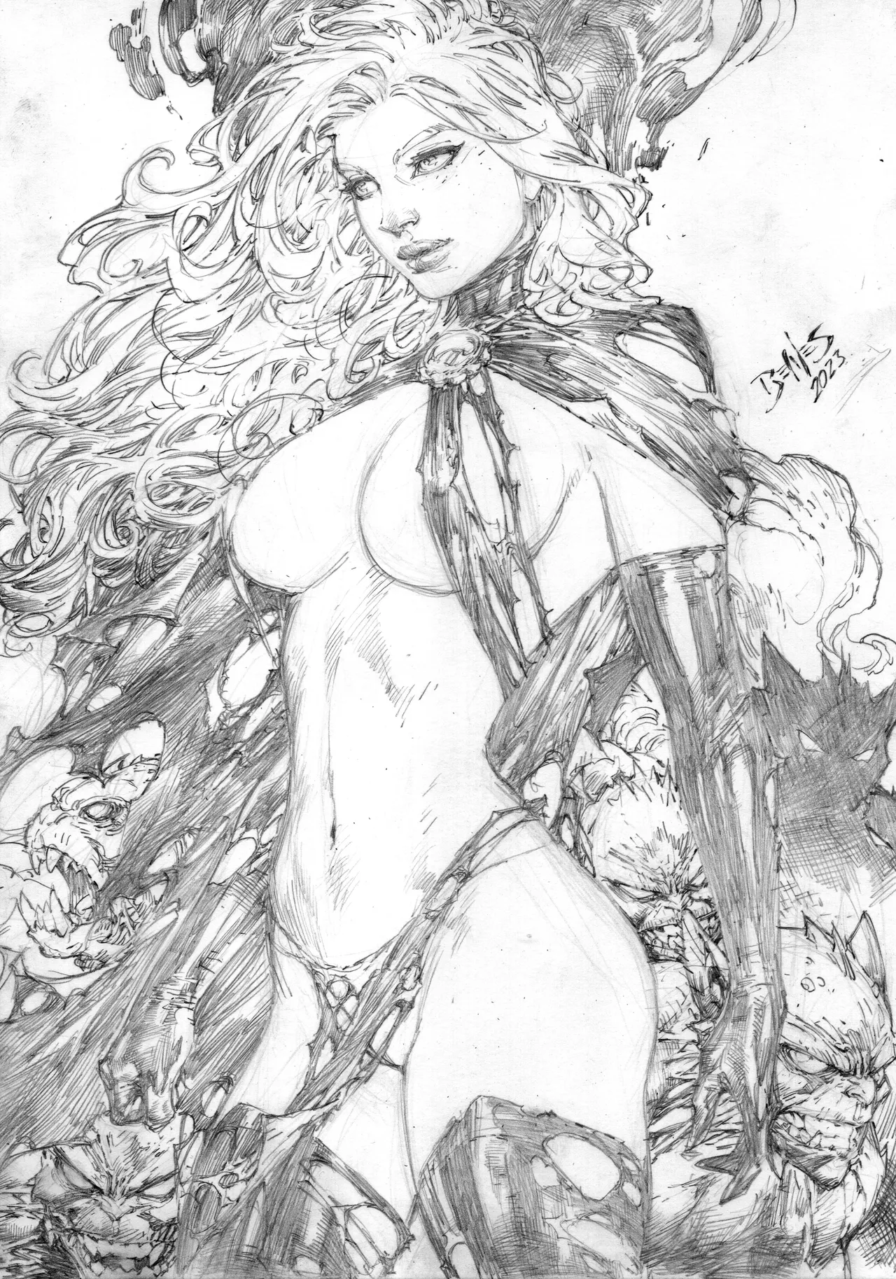 Ed Benes Original Art - Image 160