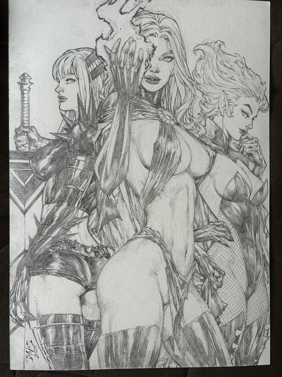 Ed Benes Original Art - Image 173