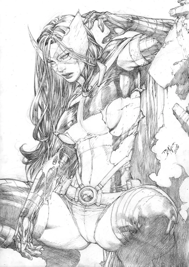 Ed Benes Original Art - Image 235