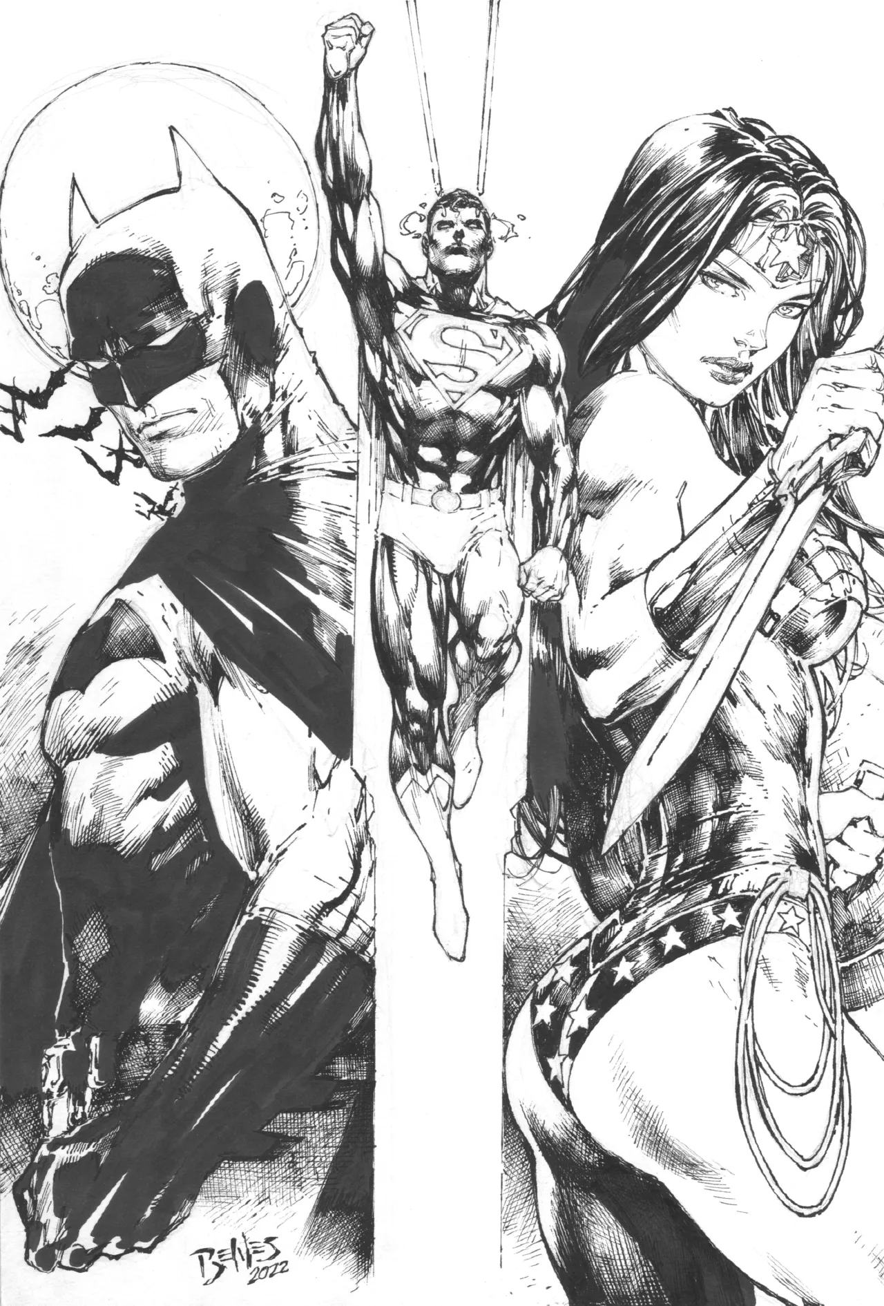 Ed Benes Original Art - Image 257